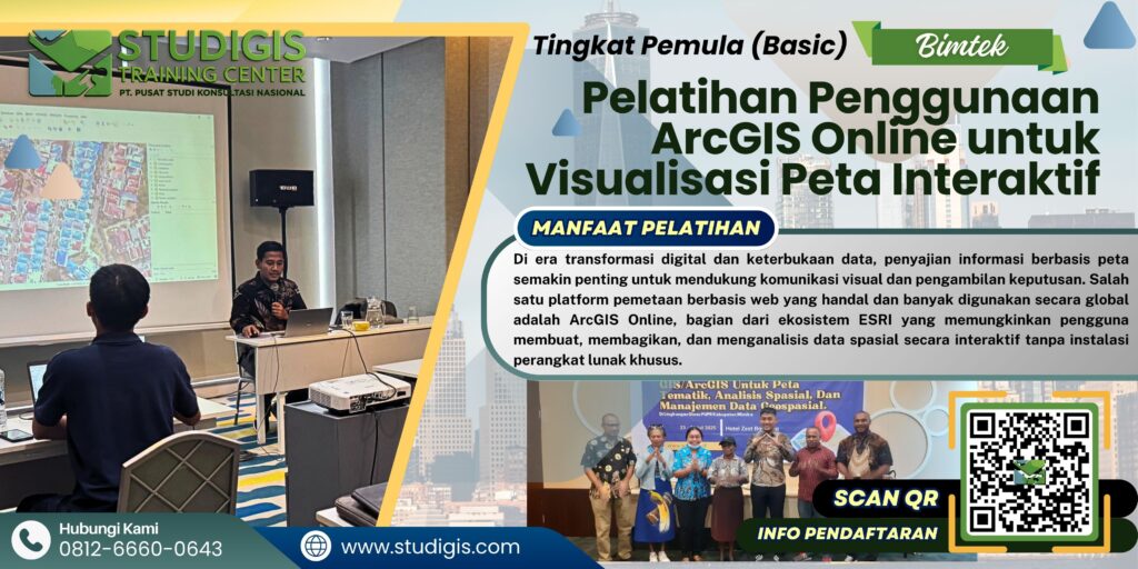 Pelatihan Penggunaan ArcGIS Online untuk Visualisasi Peta Interaktif